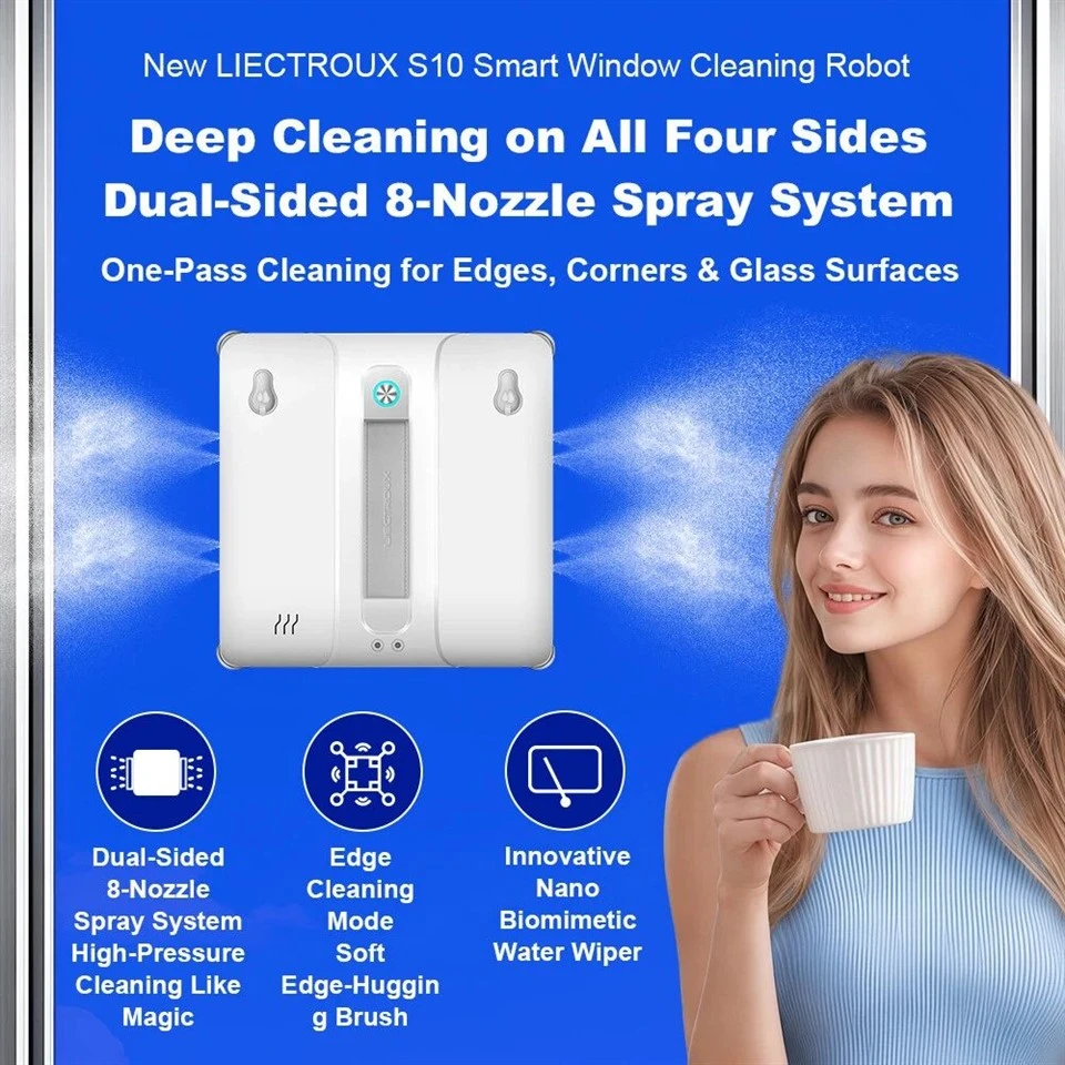 Vannspray Vindusrengjøringsrobot